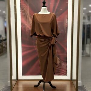 Elegant Brown Dress